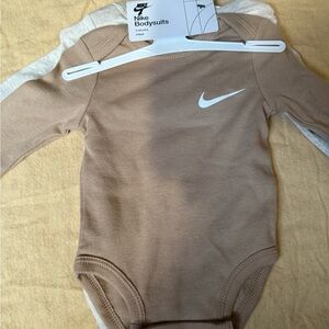 Nike Kids Tan Bodysuit 2Pk